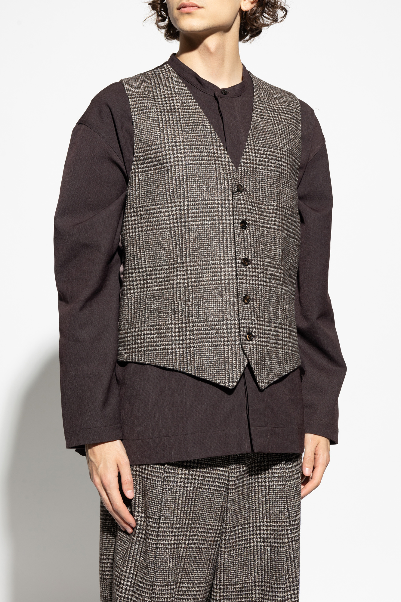 Dolce & Gabbana Plaid pattern vest | Men's Clothing | Vitkac